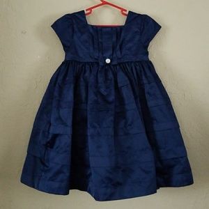 Navy Blue Gymboree Girls Dress